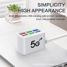 手机6usb排插充电器便携式旅行 usb充电插座适用于苹果安卓通用