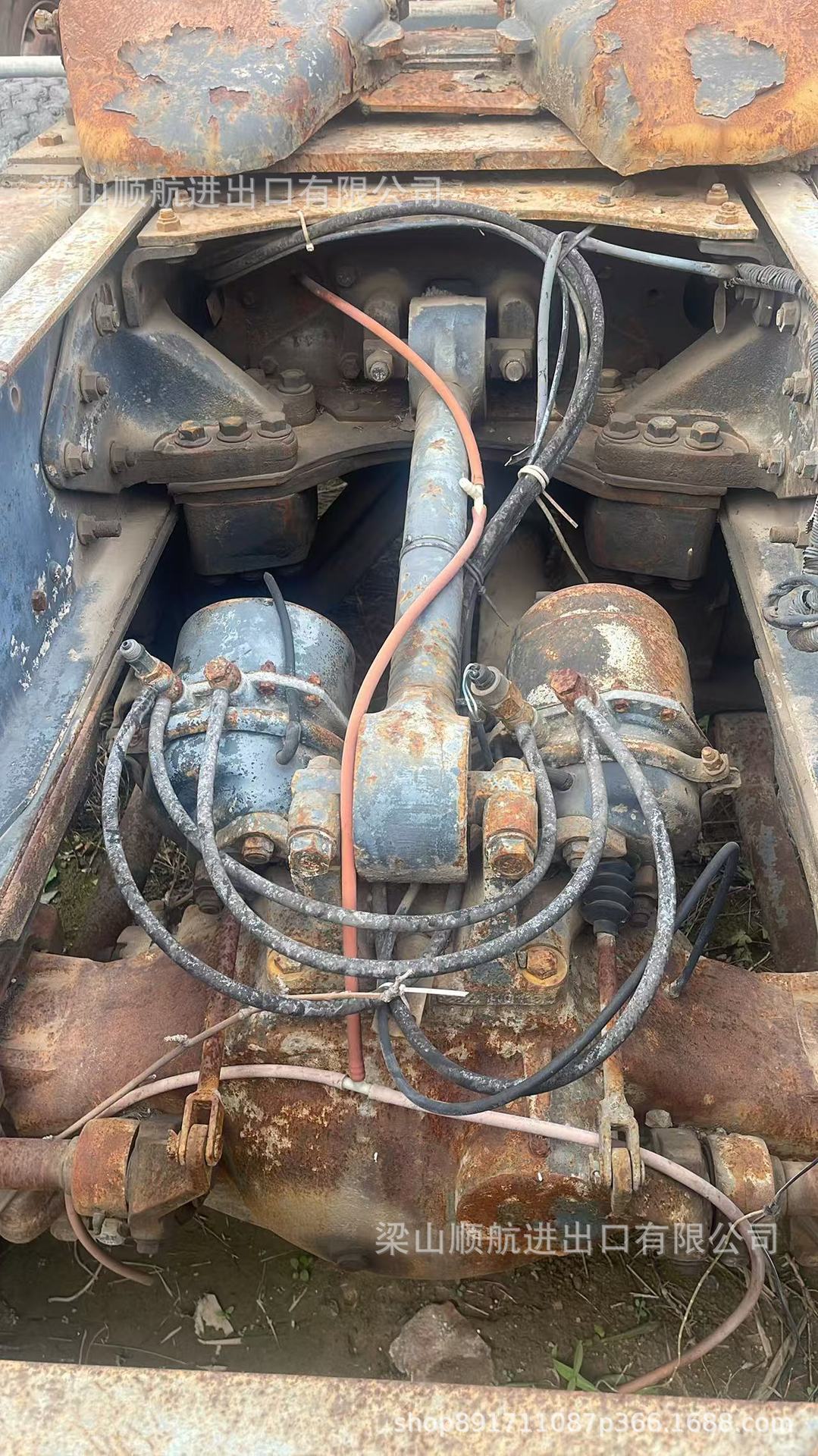 Used Truck Axle Trailer Parts Beiben Heavy Truck Axle Double Axle Integrated Rear Axle Used Truck Axle