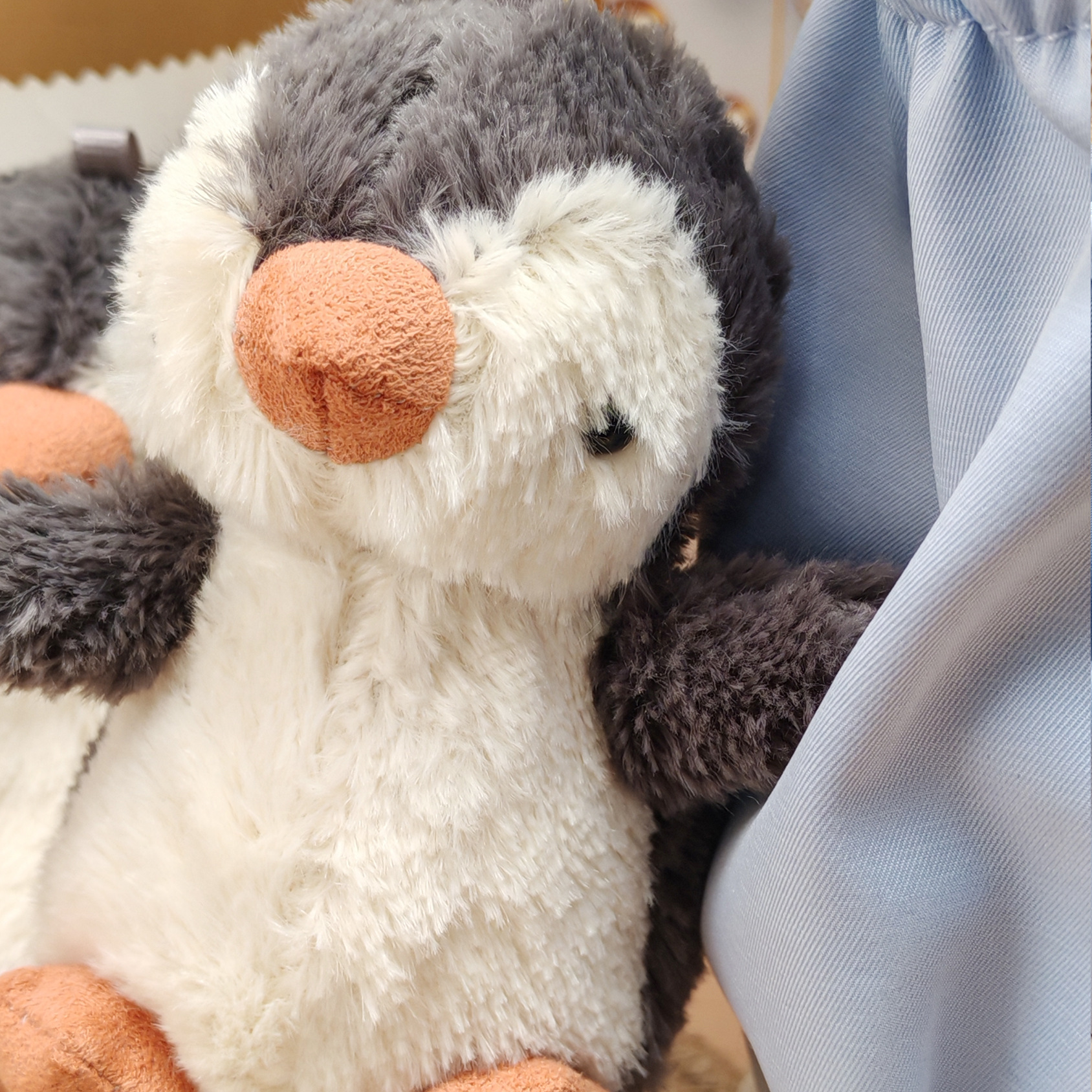 Peanut pingüino en línea colgante de peluche nuevo bolso pequeño colgante decoración muñeca lindos pingüino colgante de llavero