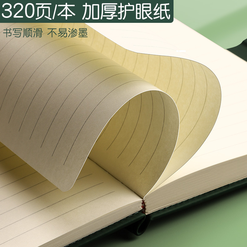 Cuaderno de negocios caja de regalo traje en stock de gama alta a5 registro de reunión de oficina notebook actividad regalo personalización