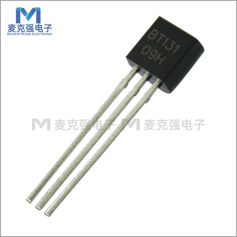 直插双向可控硅BT131 TO-92国产全新插件式晶闸管2~2.5mA