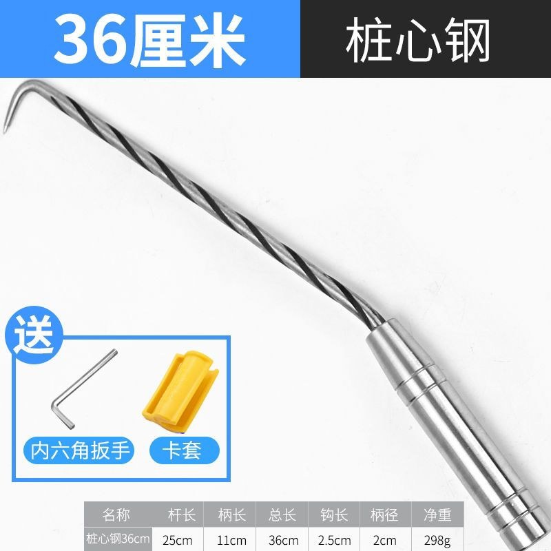 Gancho de Atar Rebar de Acero Inoxidable, Rotación Suave, Alta Resistencia para Construcción y Amarre de Varillas