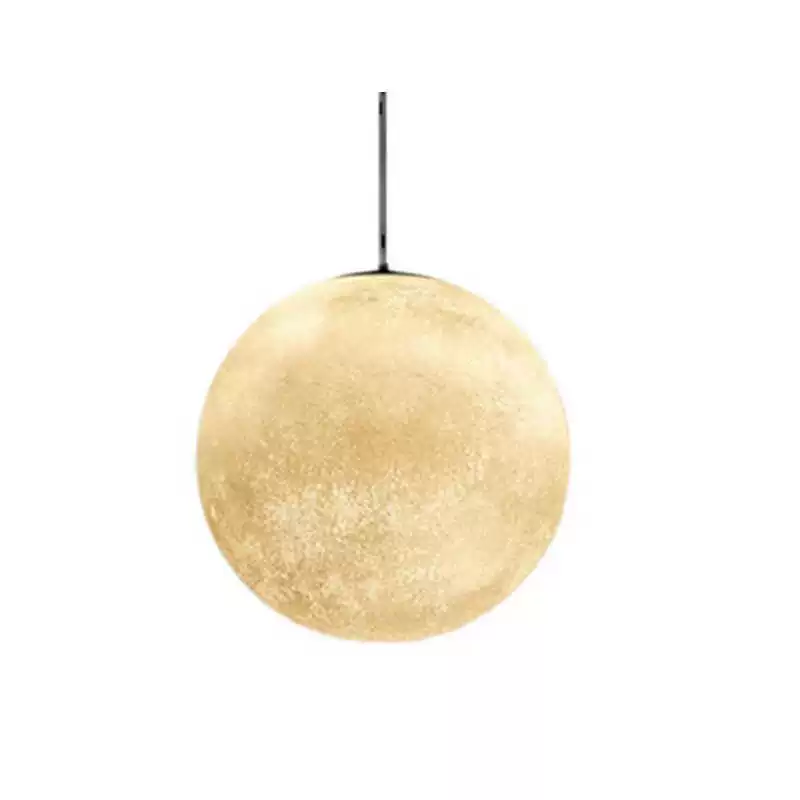 Moon, creative spherical ceiling lamp for living room, internet celebrity