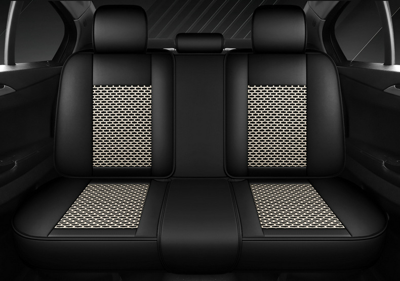 New Foreign Trade Model, All-Season Universal Split-Type Full Leather Breathable and Wear-Resistant Universal Five-Seater Car Seat Cushion and Seat Cover