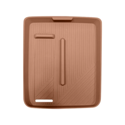 Suitable for Wuling Huajing S Wireless Charging Silicone Mat, Center Console Anti-Slip Mat, Storage Box Protective Mat, Car Accessories (Other Automotive Interior Supplies) - 26-huajing-s-wireless-charging-silicone-pad-sandalwood-brown