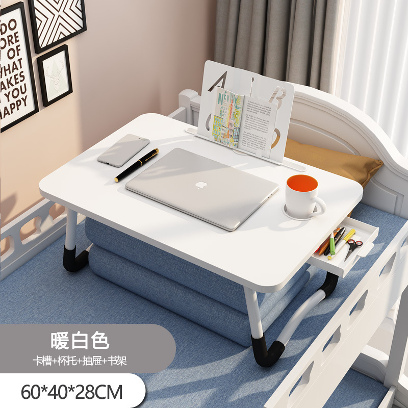 ベッドの上のテーブルは折りたたみ可能で、簡単なコンピュータデスクの学生は寮の多機能の小さいテーブルの寝室の食卓を勉強します。|undefined