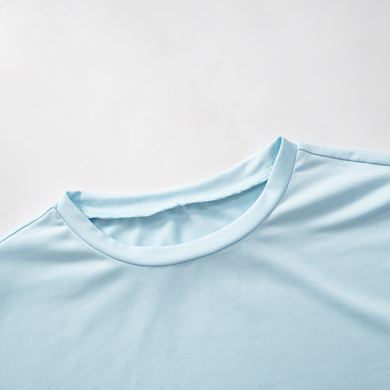 Ropa de otoño para mujer, cuello redondo, manga corta, cintura alta, pantalones adelgazantes, traje informal