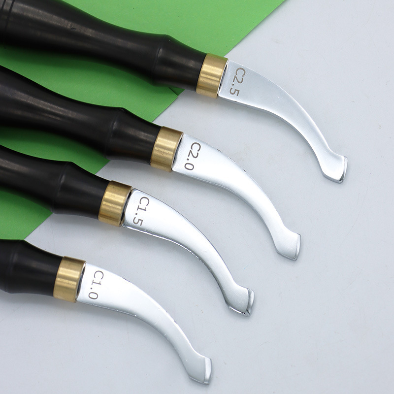 トランペットDIY手作り革具エッジ器浅溝エッジ器1.0/1.5/2.0/2.5mm革エッジ器|undefined