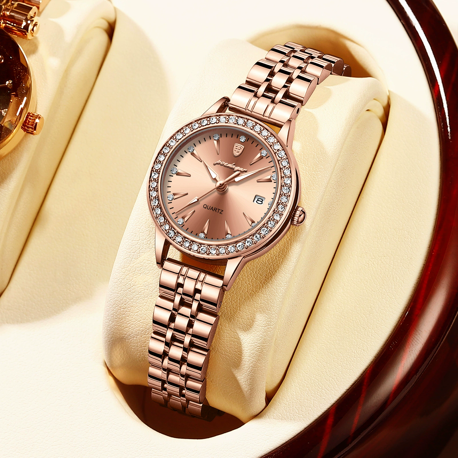 Ultra thin fashionable waterproof quartz watch, Switzerland