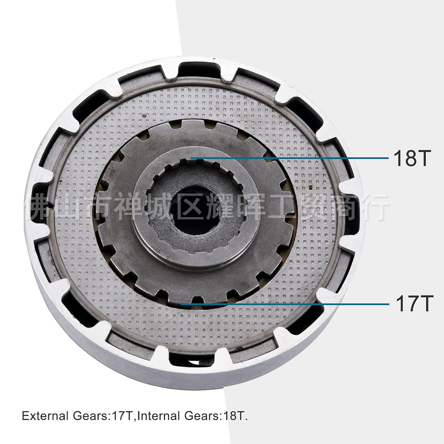 Zongshen Lifan Curved Beam Beach Motorcycle Dy100 Manual Semi-Automatic Clutch Assembly 17/18t 125Cc