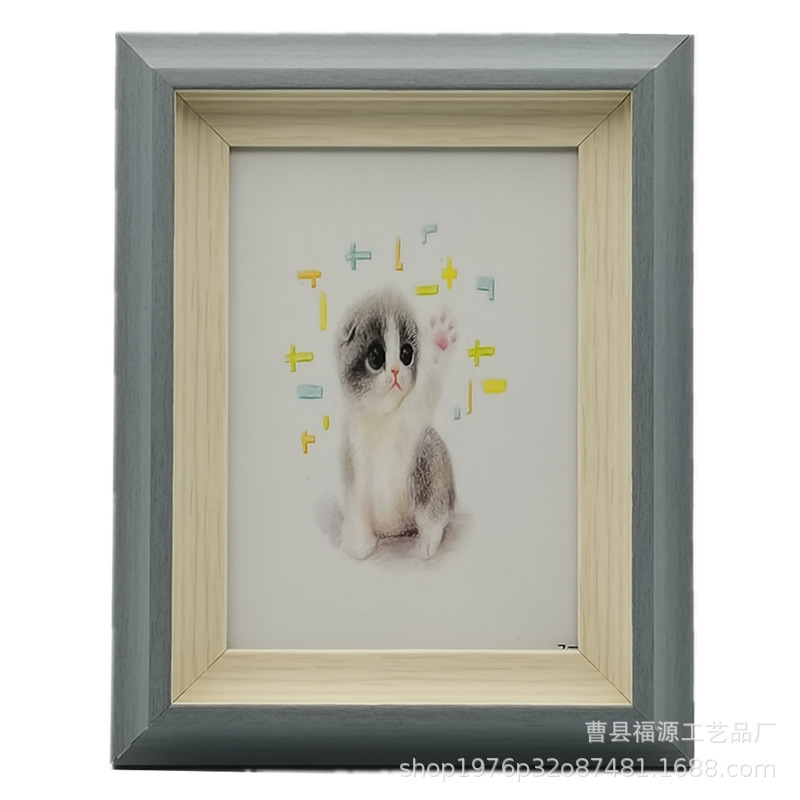 710inch A4 Photo Frames Suitable for Personalized Photos, Children's Wedding Dresses, 16inch Wall-Mounted American-Style Decorative Handmade Items