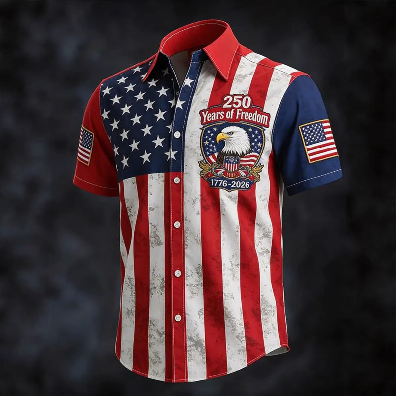 Cross-Border New Style Men's Short-Sleeved Shirt, Cardigan, Lapel Hawaiian Shirt, Slightly Elastic 3D Digital Print Casual Shirt Cross-Border New Style Men's Short-Sleeved Shirt, Cardigan, Lapel Hawaiian Shirt, Slightly Elastic 3D Digital Print Casual Shirt