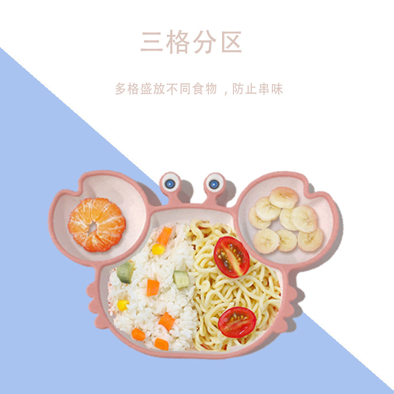 硅胶餐盘宝宝辅食碗硅胶碗吸盘碗儿童餐具幼儿园餐盘婴儿饭碗批发