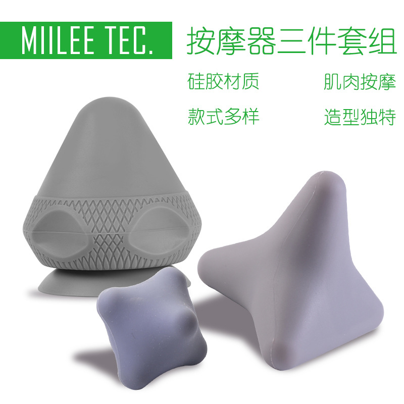 Cuatro esquinas masajeador masaje cono dedo prensa molienda pulgar masaje equipo dedo forma masajeador dedo masaje