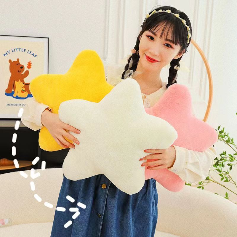 Cross-Border Vacuum Compression Cartoon Star Pillow Lunch Break Student Sleeping Pillow Artifact Office Heart-Shaped Star Moon