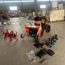 小型自走式四驱旋耕除草机 多功能开沟碎草土地耕整机 50型碎草机