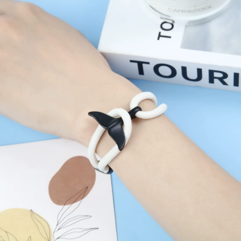 Браслет «рыбий хвост», серия «Океан», браслет в стиле якоря, браслет «китий хвост», парный браслет из красной нити на год рождения по знаку зодиака