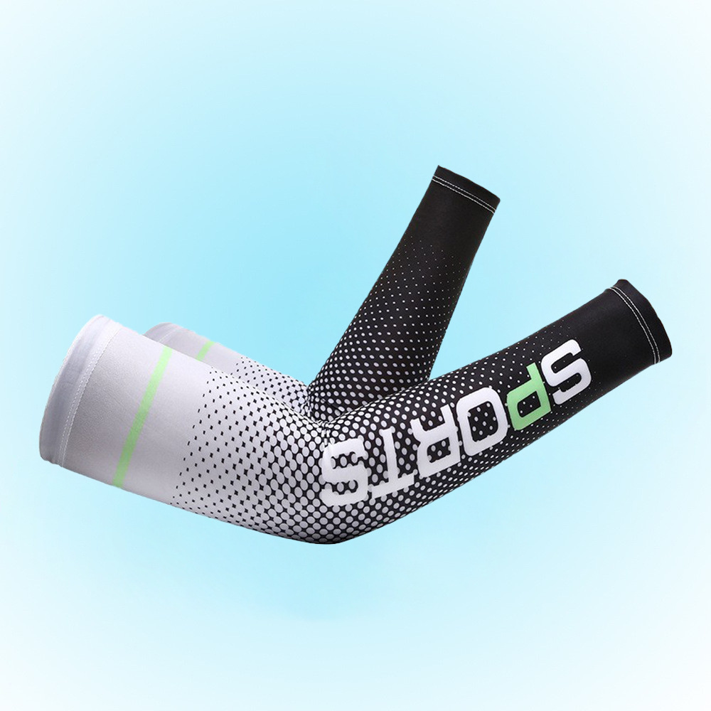 Protección solar oversleeve Ice Silk hombres y mujeres primavera y verano guantes UV brazo protección hielo manga conducción delgada fugas dos dedos opresleeve