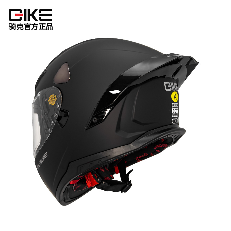 Casco de motocicleta Rike, hombre y mujer, doble lente, gran cola 3C, motocicleta de invierno, personalidad cool, casco completo de seguridad