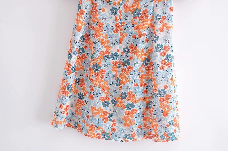 spring floral print dress NSAM49154