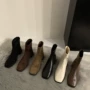 新款秋冬季法式平底靴子