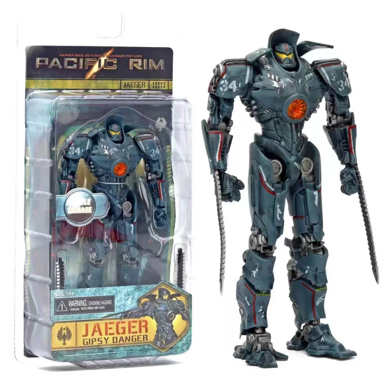 NECA パシフィック・リム メカメッキ 発光危険ローバー 赤アルファ エウリカ 可動フィギュア|undefined