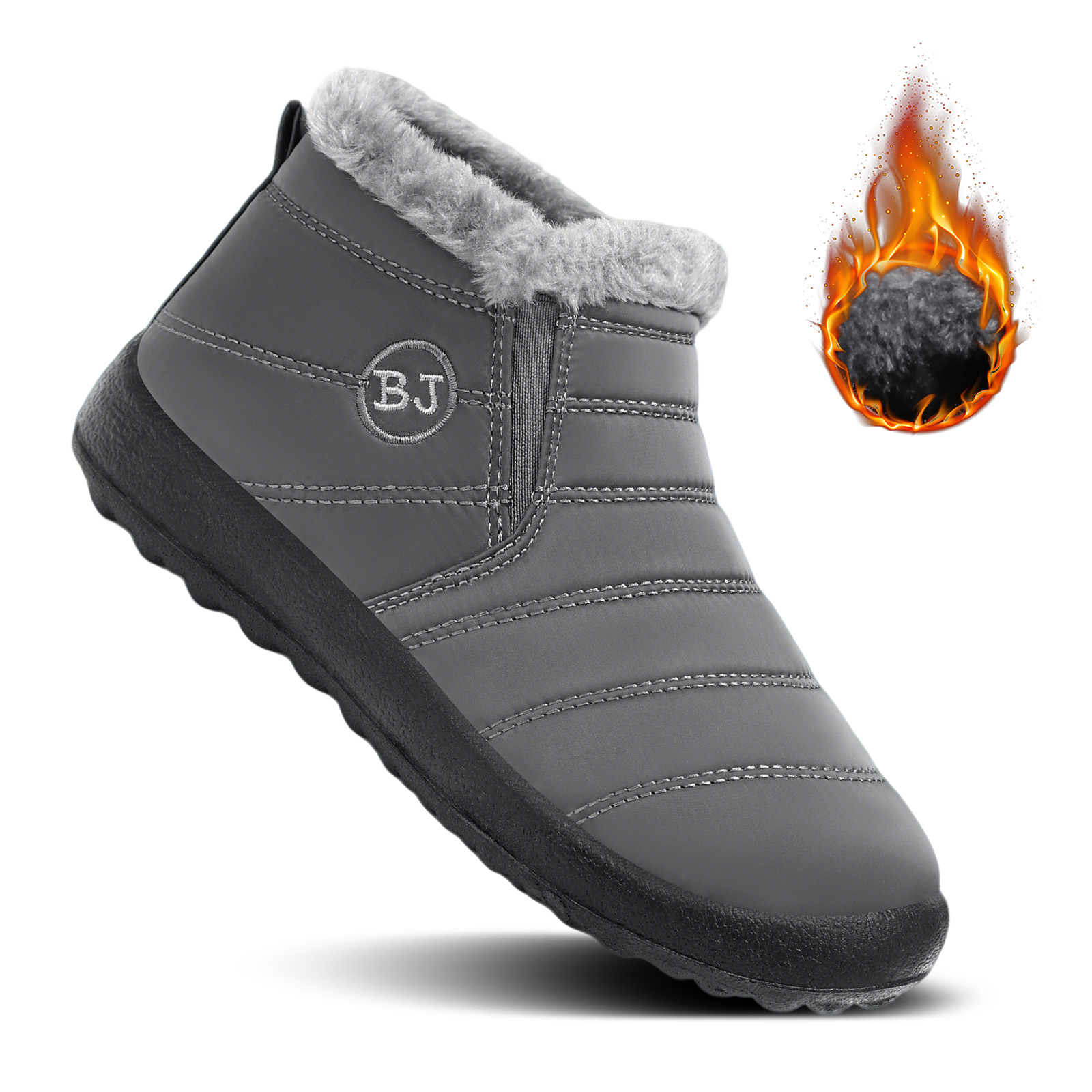 Zapatos de algodón de mujer transfronterizos botas de nieve botas de poliuretano de tamaño grande botas de mujer con botas de algodón caliente y gruesas