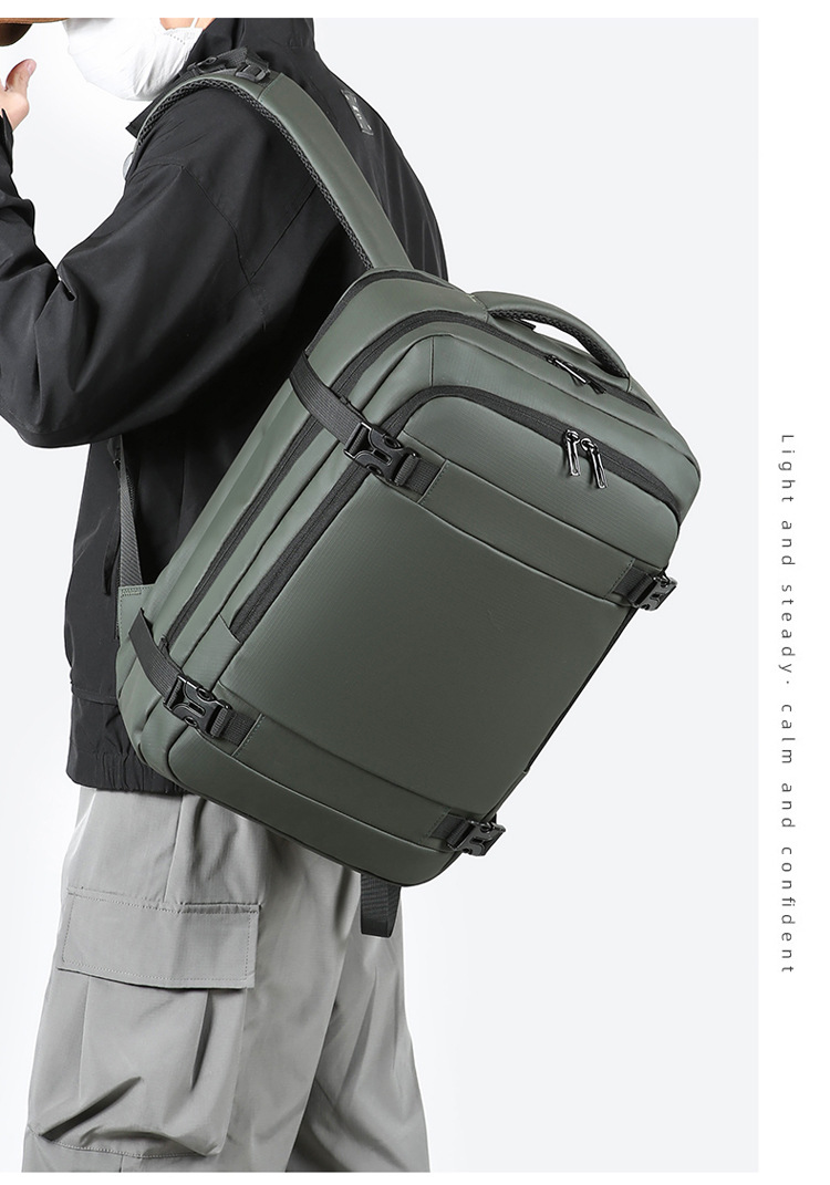 New cross-border Korean version men's backpacks, large-capacity, simple commuting computer bags for foreign trade, and school bags for junior and senior high school students undefined