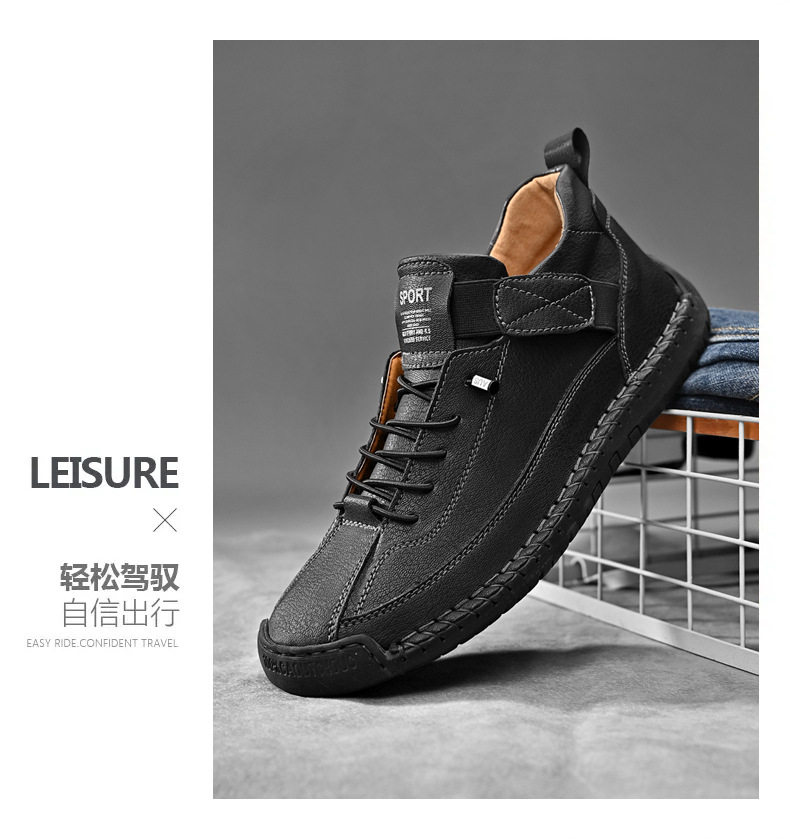 Bốt Martin cổ vừa unisex cỡ lớn, giày bốt da sợi nhỏ đế cao su, phong cách Hàn — 9888 Xanh quân đội, 9888 kaki, 9888 màu xanh lam, 9888 màu đen chi tiết 22
