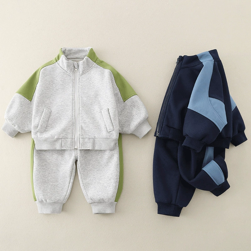 Детский весенний свитшот, спортивный костюм с молнией, корейский стиль
