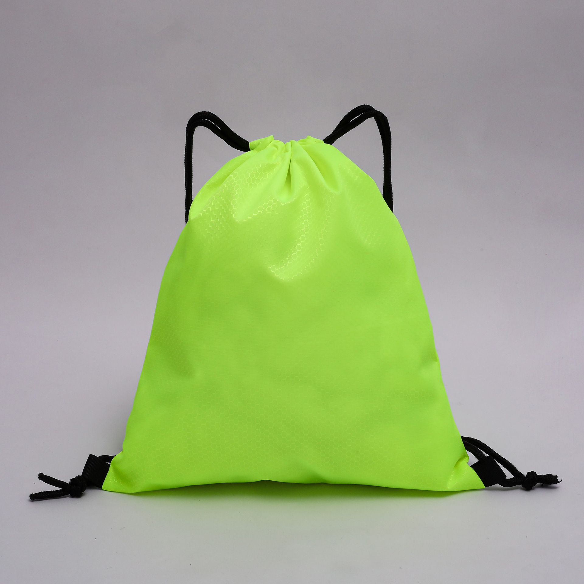 En stock impermeable Oxford tela cordón bolsa de almacenamiento fútbol patrón cordón mochila deportes al aire libre poliéster mochila bolsa image 14