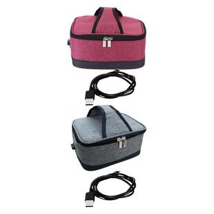 G 15801 USB heated lunch box bag USB �ӟᱣ�ش��羳