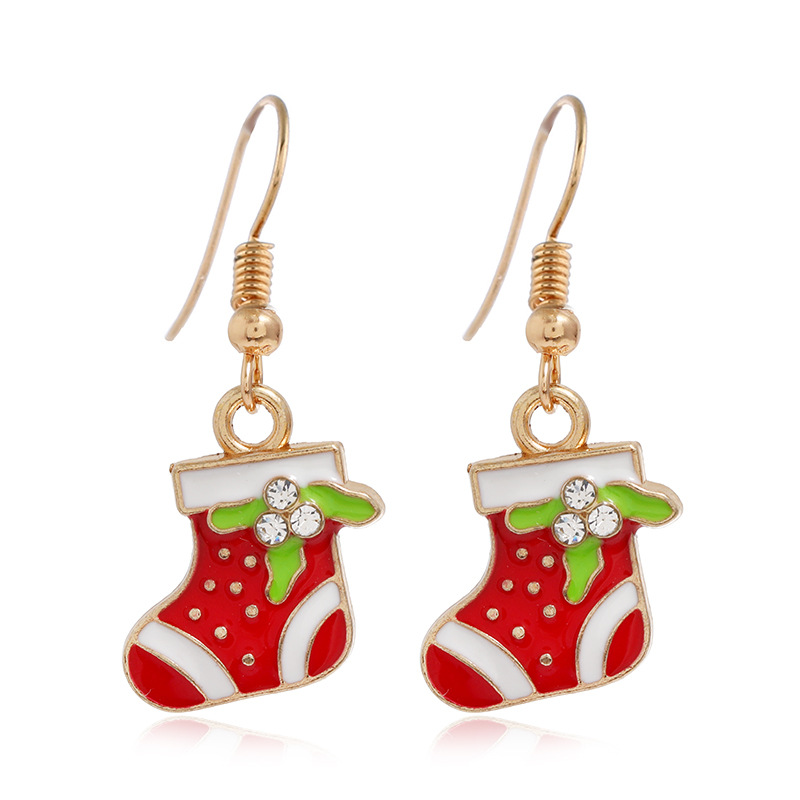 Fashion Christmas Tree Santa Claus Alloy Plating Women's Drop Earrings 1 Pair display picture 25