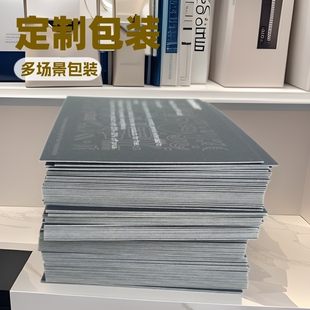 Business card packaging bag sticker label packaging box flying machine box cross-border platform merchants copper paper color printing waterproof card