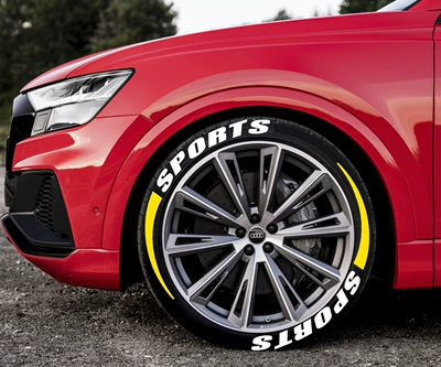 Other Automotive Exterior Supplies, and motorcycle tire letter - white-sports-yellow-blade-group-8