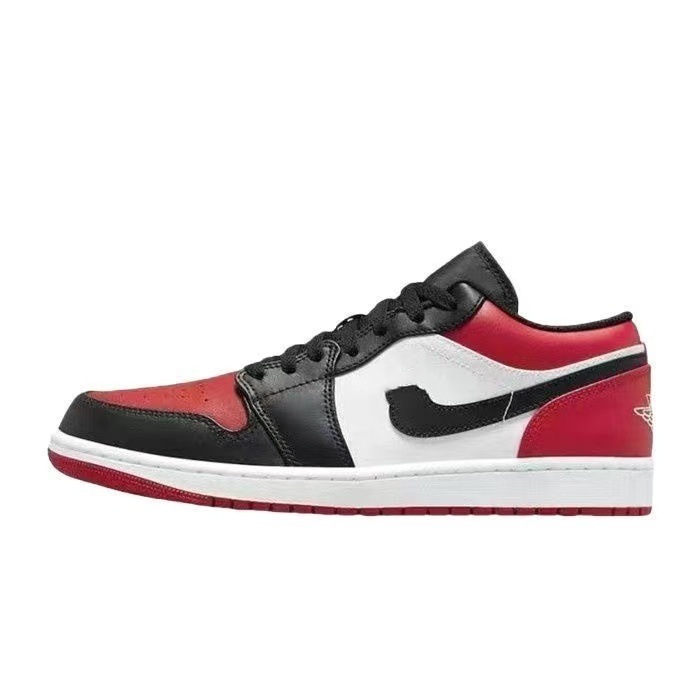 莆田純正 AJ1Low 紳士靴ロートップスニーカー黒と白のつま先スモークグレー Joe 1 ハイバージョンカジュアルシューズ女性のモカ|undefined