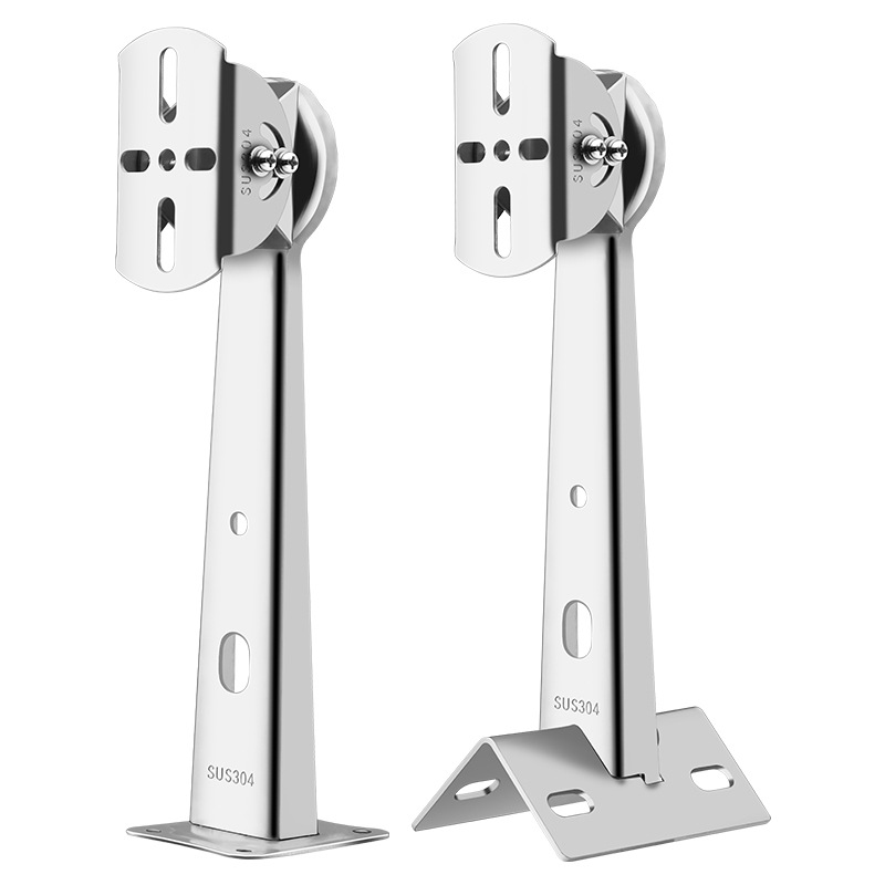 304ステンレス鋼監視カメラブラケット、万能ダックビル壁掛け、コーナーポール、フープ、屋外360度回転