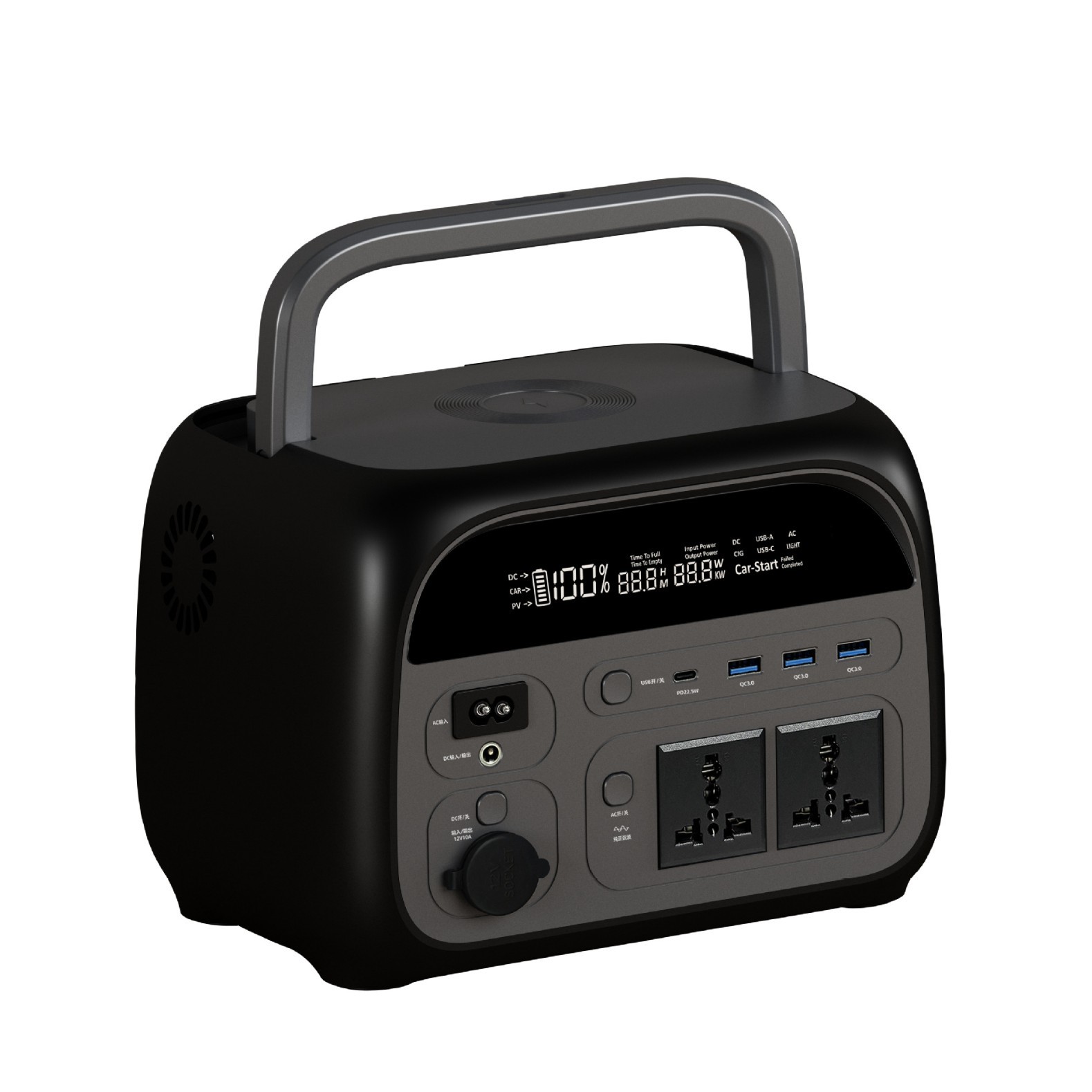 300W 400W移动电源手机户外便携锂大容量电瓶自驾游摆摊应急车载