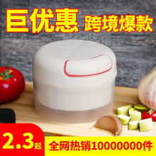 跨境款迷你拉蒜器便宜切菜器特价捣蒜器切菜器家用蒜泥器