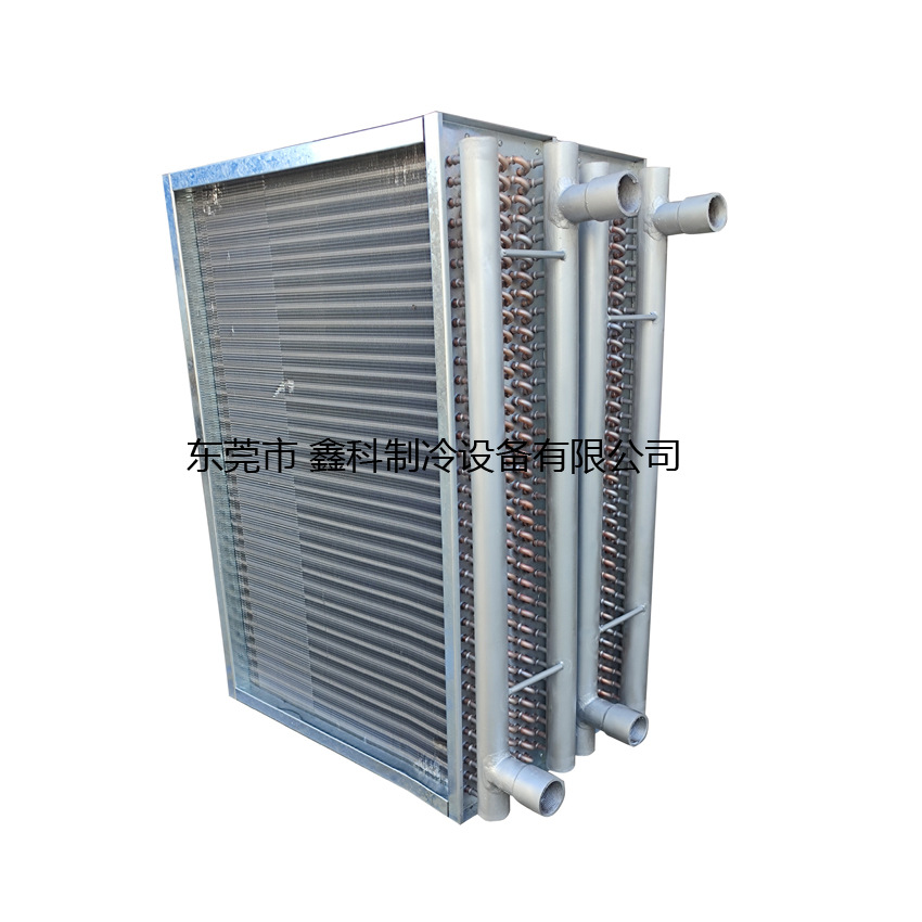 环保空调 铜管套铝片LT表冷器 不锈钢串片冷却器 新风换热器冷凝