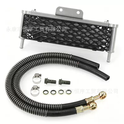 Off-Road Motorcycle Atv Modification Parts Radiator System Oil Cooler 110-160Cc Oil-Cooled Cooler (Soyutma sisteminin digər hissələri) - silver-model-m8-interface