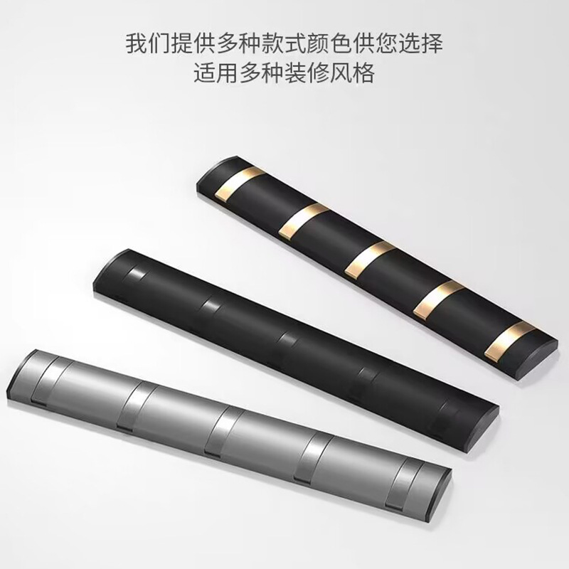 Gancho invisible creativo detrás de la puerta percha pasillo sala de montaje ropa grande sombrero colgante de pared gancho de fila libre