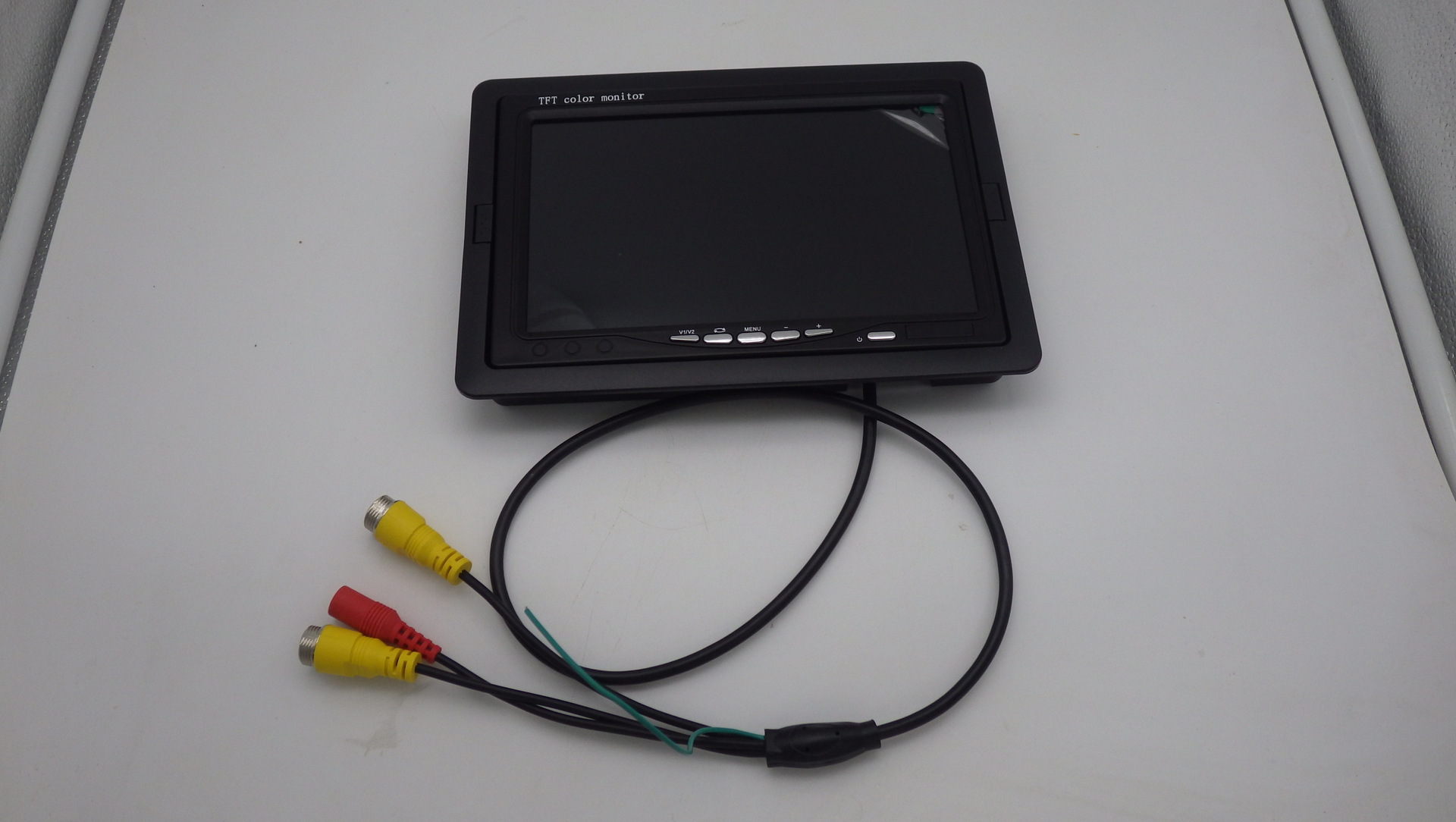 7inch Ahd Vehicle-Mounted Display Monitor, Truck Reversing Monitoring Dual-Channel Video Input High-Definition Lcd Screen