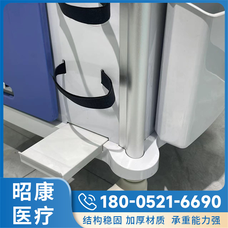 ABS移动型智能抢救车 便携手术用品推车 配色设计稳情绪 昭康
