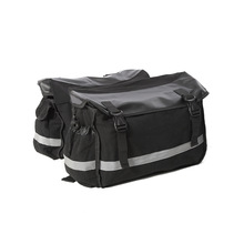 自行车后驮包耐用的聚酯摩托车马鞍袋带有可拆卸非常越野和室外旅