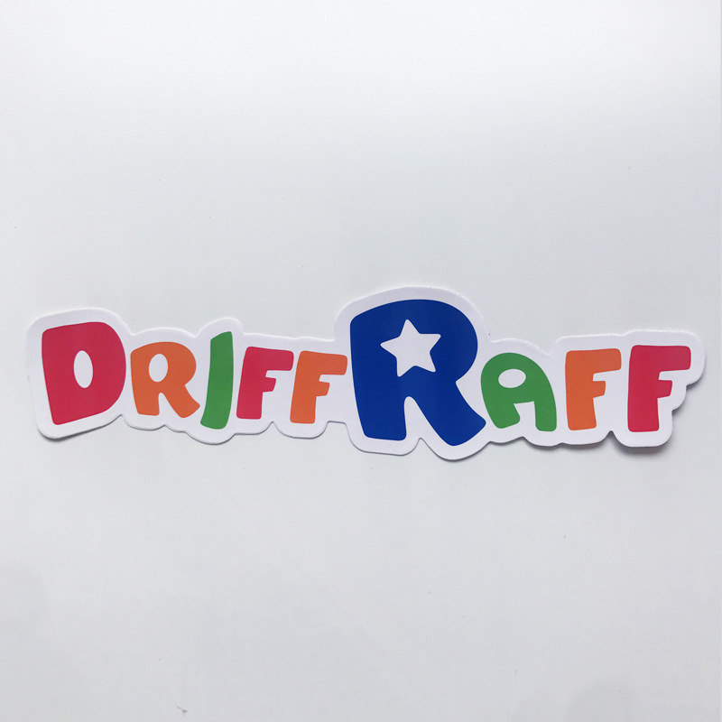 广告汽车贴纸制作PVC透明彩色广告贴纸不干胶CMKY彩印PVC卡通贴纸