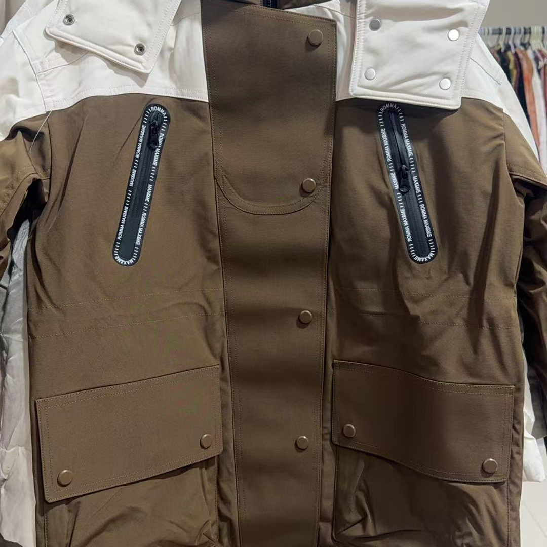 55商场同款柜品中长款（90绒）羽绒服外套-不退换