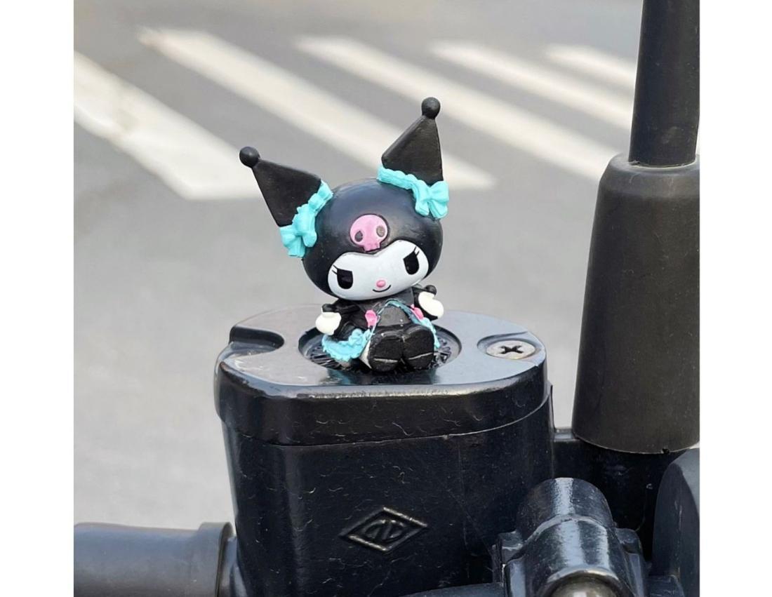 Car Ornaments Lolita Kuromi Melody Battery Electric Car Motorcycle Motorcycle Car Central Control Decorations