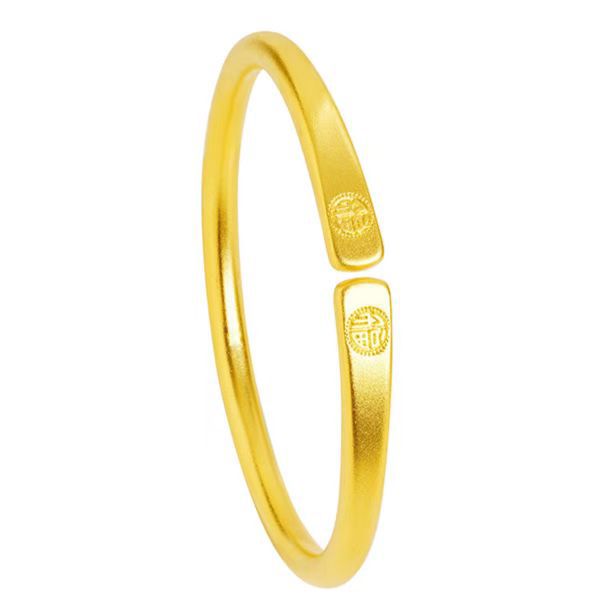 Pulsera de oro de arena vietnamita para damas, paz y alegría durante mucho tiempo, apertura, pulsera de método antiguo, joyería de anillo de aleación de latón