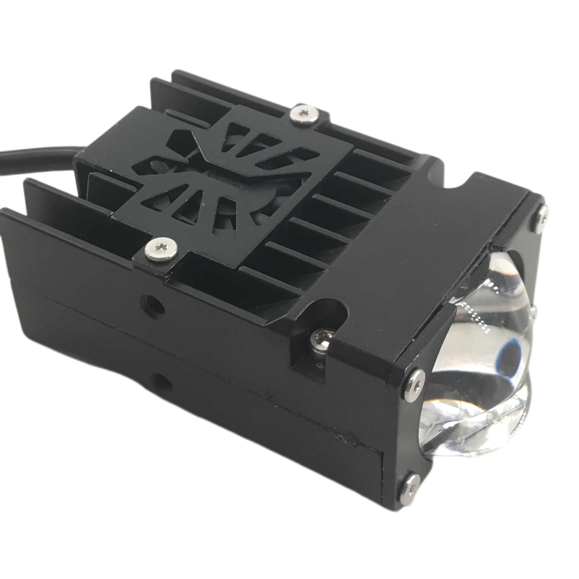 U49 Car Grille Light, Integrated High and Low Beam with Direct Light, Truck Led Grille Dual-Color Spotlight, Motorcycle
